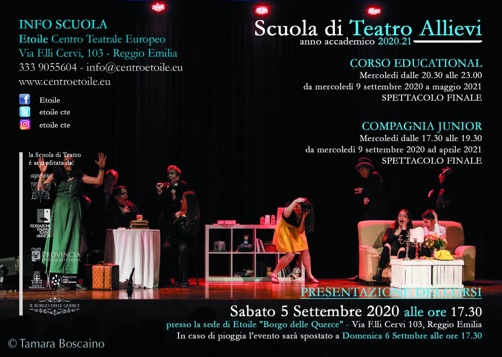 Cartoline Scuola di teatro 20_21